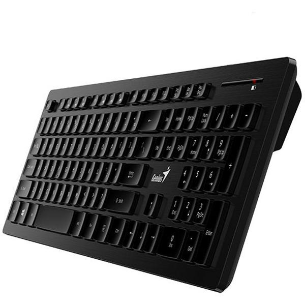 Kit Tastatura si Mouse Genius SlimStar 8008, Wireless, USB, Negru