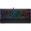 Tastatura Corsair K70 LUX RGB LED, USB, Layout US, Cherry MX Silent, Negru