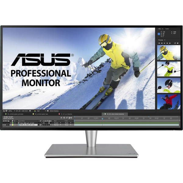 Monitor LED Asus ProArt PA27AC, 27", WQHD, IPS, HDR-10, Thunderbolt 3, Gri