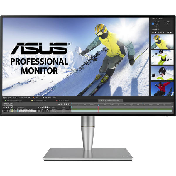 Monitor LED Asus ProArt PA27AC, 27", WQHD, IPS, HDR-10, Thunderbolt 3, Gri