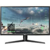 Monitor LED LG 27GK750F-B, 27", Full HD, TN, 2ms, 240Hz, FreeSync, Pivot, Negru