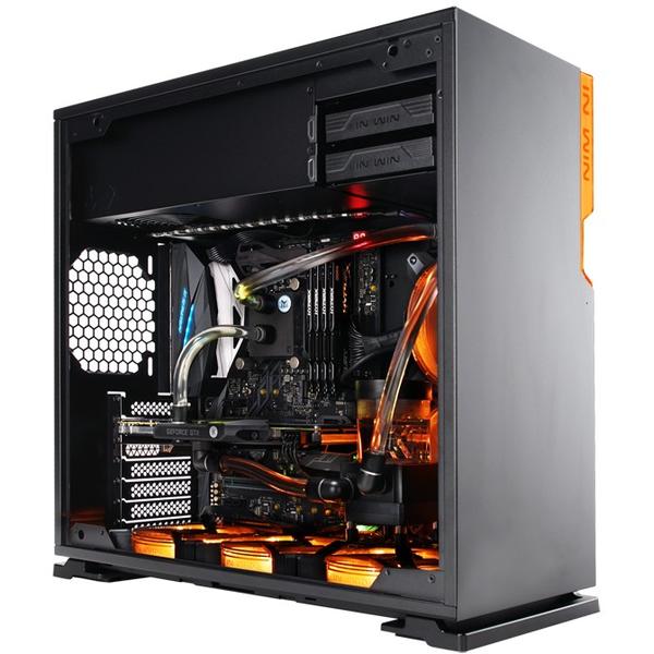 Carcasa In Win 101C, MiddleTower, Fara sursa, Negru