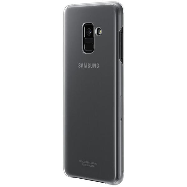 Capac protectie spate Samsung Clear Cover pentru Galaxy A8 2018 (A530), Transparent