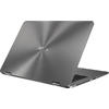 Laptop Asus ZenBook Flip 14 UX461UN-E1016T, 14.0'' FHD Touch, Core i7-8550U 1.8GHz, 8GB DDR3, 256GB SSD, GeForce MX150 2GB, Win 10 Home 64bit, Slate Grey