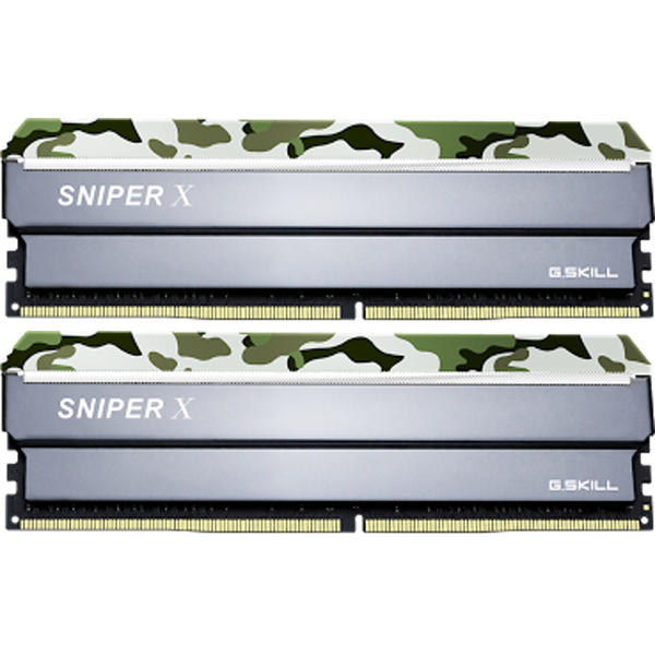 Memorie G.Skill Sniper X Classic Camo, 16GB, DDR4, 3000MHz, CL16, 1.35V, Kit Dual Channel