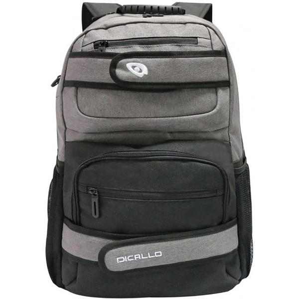 Rucsac Notebook Dicallo LLB9692-17, 17.3'', Gri/Negru