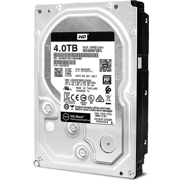 Hard Disk WD Black 4TB, SATA3, 7200RPM, 256MB, 3.5 inch