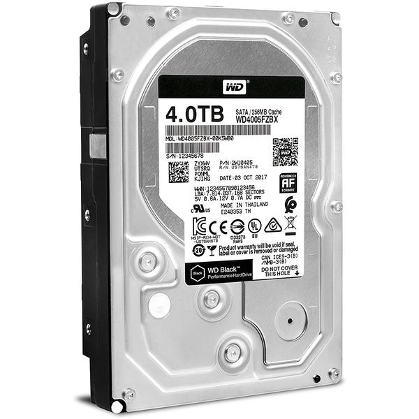 Hard Disk WD Black 4TB, SATA3, 7200RPM, 256MB, 3.5 inch