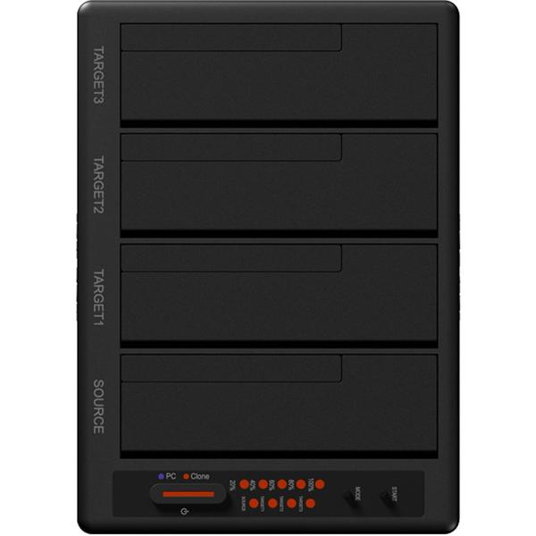 Rack RAIDSONIC Icy Box IB-141CL-U3, Extern, 2.5''/3.5'', SATA - USB 3.0, Alb/Negru
