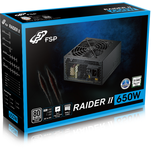 Sursa Fortron Raider II, 650W, Certificare 80+ Silver