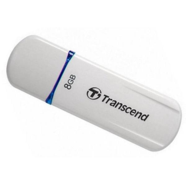 Memorie USB Transcend JetFlash 620, 8GB, USB 2.0, Alb