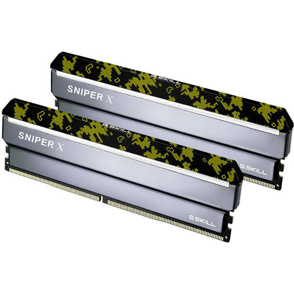 Memorie G.Skill Sniper X Digital Camo, 16GB, DDR4, 2400MHz, CL17, 1.2V, Kit Dual Channel