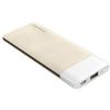 Baterie externa Qoltec Slim, 6000 mAh, Auriu