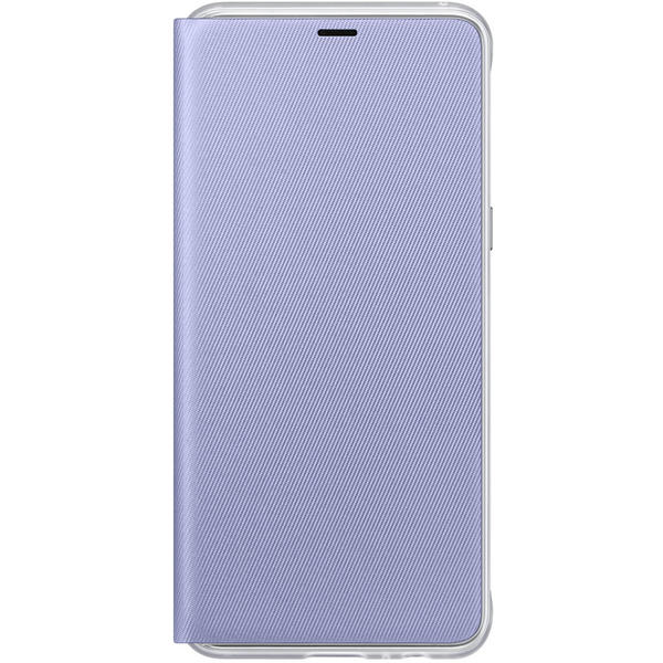 Husa Samsung Neon Flip Cover pentru Galaxy A8 2018 (A530), Orchid Gray