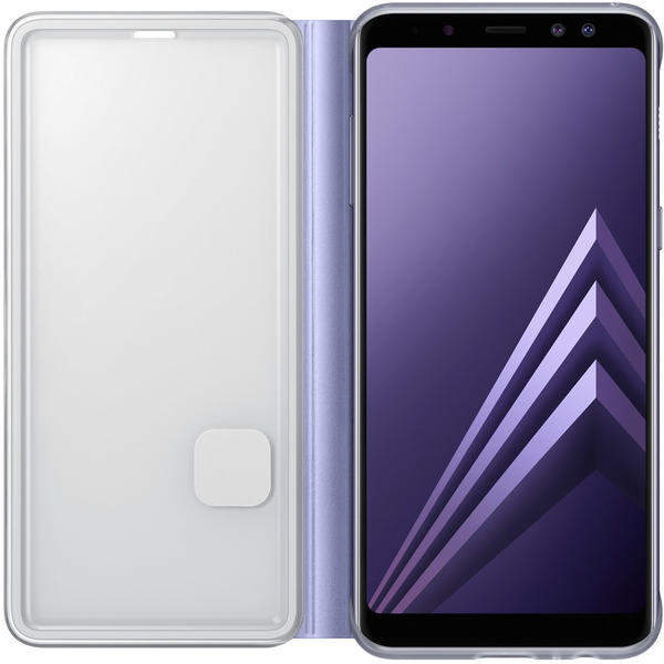 Husa Samsung Neon Flip Cover pentru Galaxy A8 2018 (A530), Orchid Gray