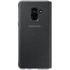 Husa Samsung Neon Flip Cover pentru Galaxy A8 2018 (A530), Black