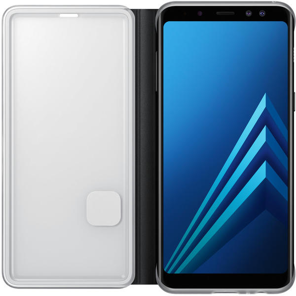 Husa Samsung Neon Flip Cover pentru Galaxy A8 2018 (A530), Black