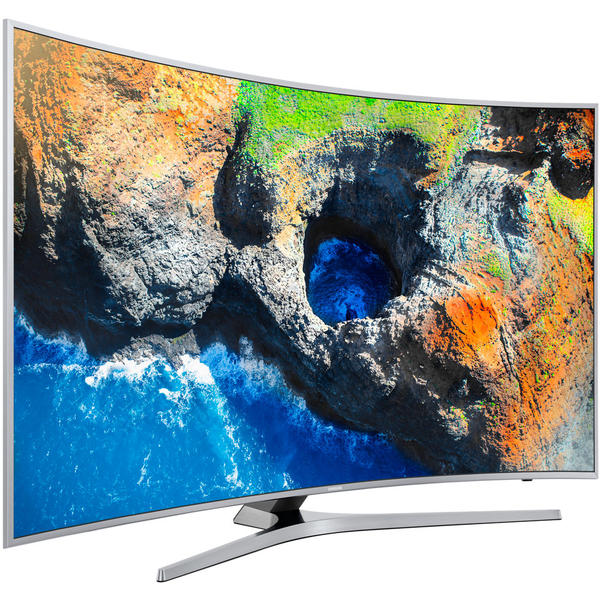 Televizor LED Samsung Smart TV UE55MU6502, 139cm, 4K UHD, Ecran curbat, Argintiu