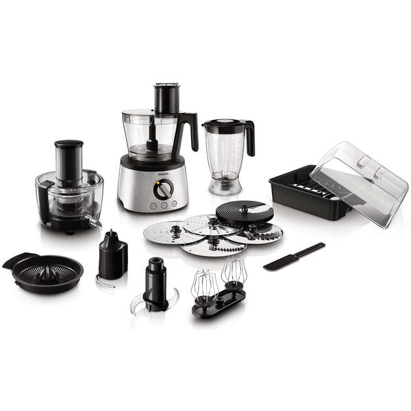 Robot de bucatarie Philips Avance Collection HR7778/00, Putere 1300W, Capacitate bol 3.4l, Argintiu