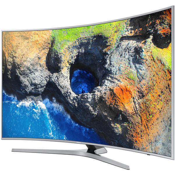 Televizor LED Samsung Smart TV UE65MU6502, 165cm, 4K UHD, Ecran curbat, Argintiu