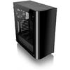 Carcasa Thermaltake View 22 Tempered Glass Edition, MiddleTower, Fara sursa, Negru