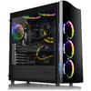 Carcasa Thermaltake View 22 Tempered Glass Edition, MiddleTower, Fara sursa, Negru