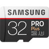 Card Memorie Samsung PRO Plus (Model 2017) Micro SDHC, 32GB, Clasa 10, UHS-I U3 + Adaptor SD