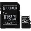 Card Memorie Kingston Canvas Select Micro SDHC, 16GB, Clasa 10, UHS-I U1 + Adaptor SD