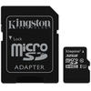 Kingston Canvas Select Micro SDHC, 32GB, Clasa 10, UHS-I U1 + Adaptor SD