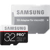 Card Memorie Samsung Pro Plus Micro SDHC, 32GB, Clasa 10, UHS-I U3 + Adaptor SD