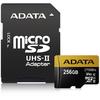 Card Memorie A-DATA Premier ONE Micro SDXC, 256GB, Clasa 10, UHS-II U3 + Adaptor SD