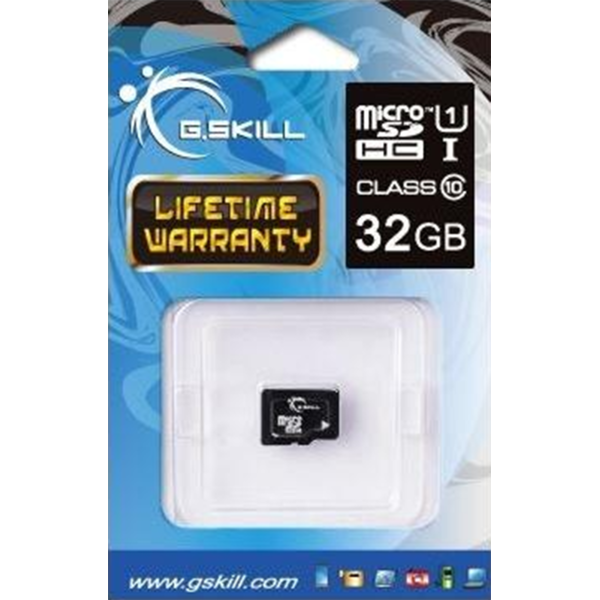 G.Skill Micro SDHC, 32GB, Clasa 10, UHS-I U1