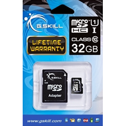 Micro SDHC, 32GB, Clasa 10, UHS-I + Adaptor SD