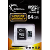 G.Skill Micro SDXC, 64GB, Clasa 10, UHS-I U1 + Adaptor SD
