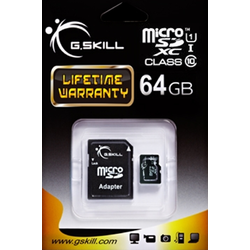 Micro SDXC, 64GB, Clasa 10, UHS-I U1 + Adaptor SD