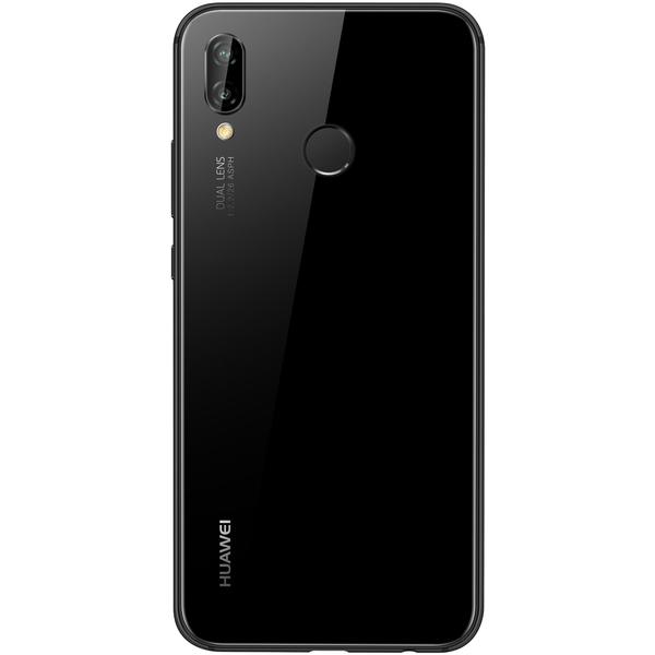 Smartphone Huawei P20 Lite, Dual SIM, 5.84'' LTPS IPS LCD Multitouch, Octa Core 2.36GHz + 1.7GHz, 4GB RAM, 64GB, Dual 16MP + 2MP, 4G, Midnight Black