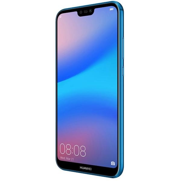Smartphone Huawei P20 Lite, Dual SIM, 5.84'' LTPS IPS LCD Multitouch, Octa Core 2.36GHz + 1.7GHz, 4GB RAM, 64GB, Dual 16MP + 2MP, 4G, Klein Blue