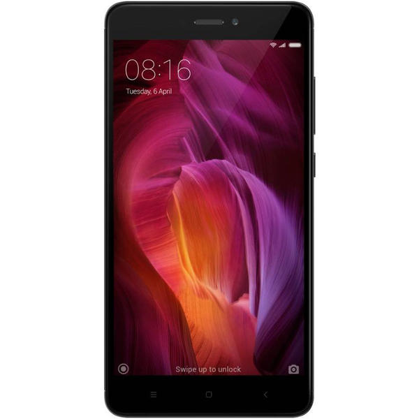 Smartphone Xiaomi Redmi Note 4, Dual SIM, 5.5'' IPS LCD Multitouch, Octa Core 2.0GHz, 3GB RAM, 32GB, 13MP, 4G, Dark Grey
