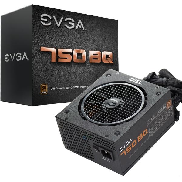 Sursa EVGA 750 BQ, 750W, Certificare 80+ Bronze