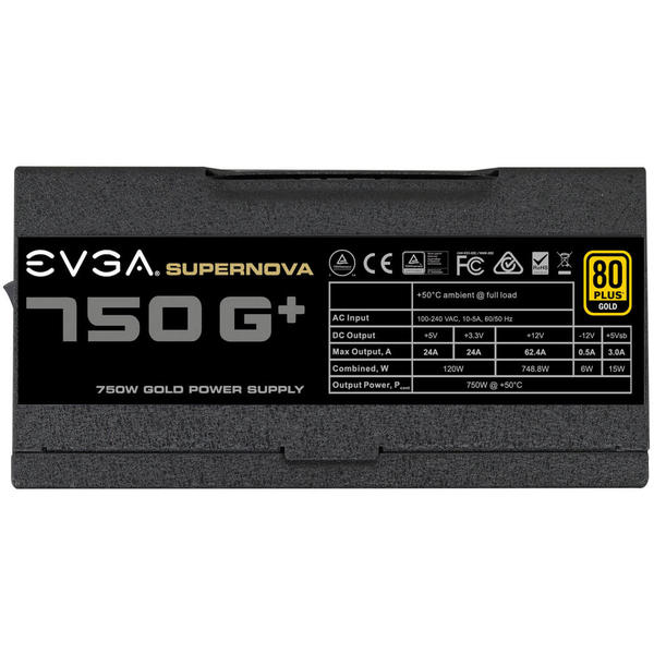 Sursa EVGA SuperNOVA 750 G1+, 750W, Certificare 80+ Gold