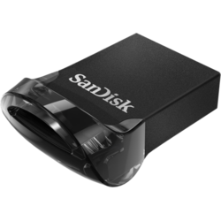 Memorie USB SanDisk Ultra Fit, 128GB, USB 3.1, Negru