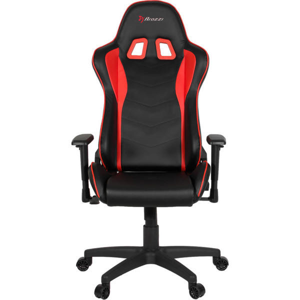 Scaun Gaming AROZZI MEZZO V2, Negru/Rosu