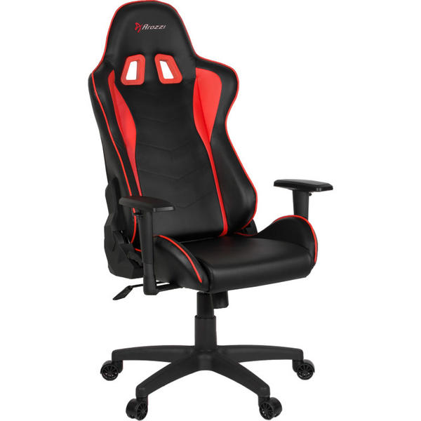 Scaun Gaming AROZZI MEZZO V2, Negru/Rosu