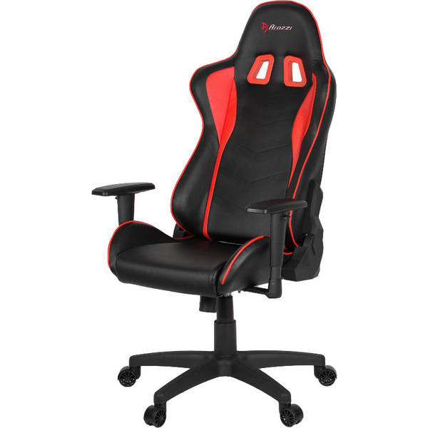 Scaun Gaming AROZZI MEZZO V2, Negru/Rosu