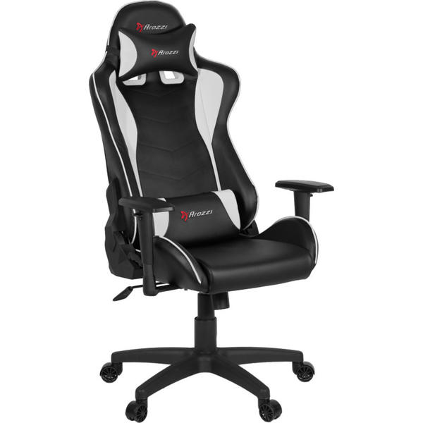 Scaun Gaming AROZZI MEZZO V2, Negru/Alb