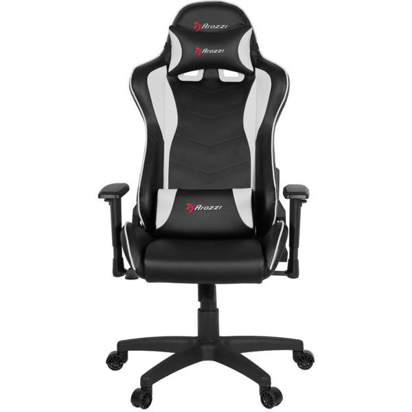 Scaun Gaming AROZZI MEZZO V2, Negru/Alb