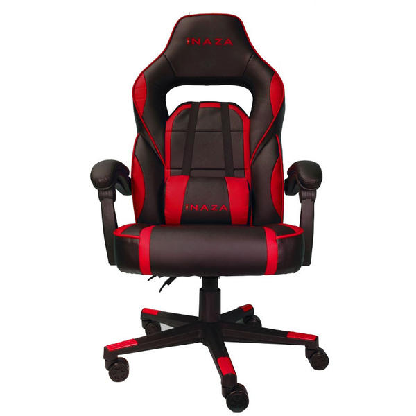 Scaun Gaming Inaza Avenger, Negru/Rosu