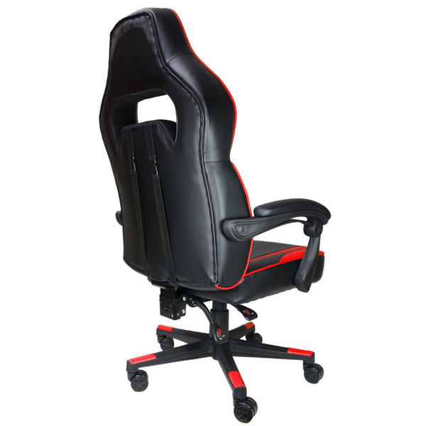 Scaun Gaming Inaza Avenger, Negru/Rosu