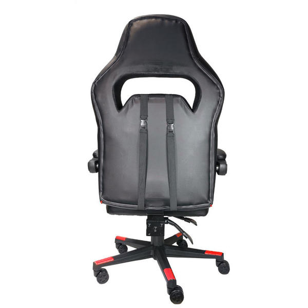 Scaun Gaming Inaza Avenger, Negru/Rosu