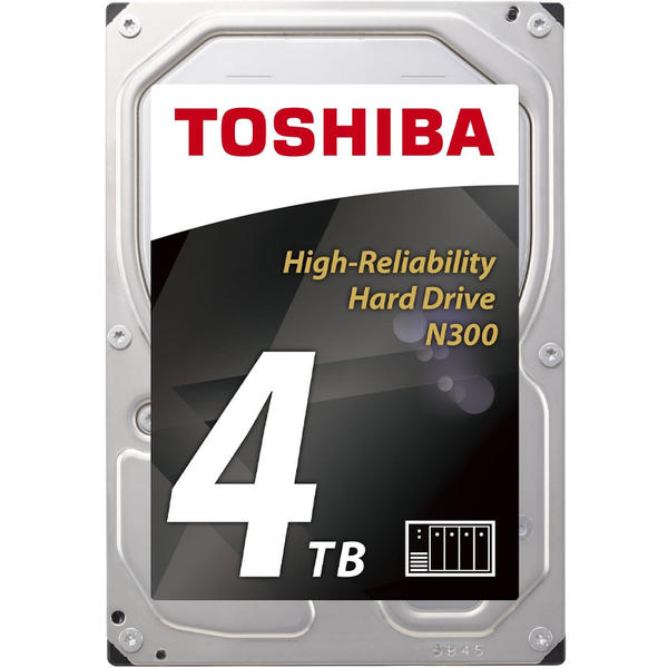 Hard Disk Toshiba N300, 4TB, SATA 3, 7200RPM, 128MB